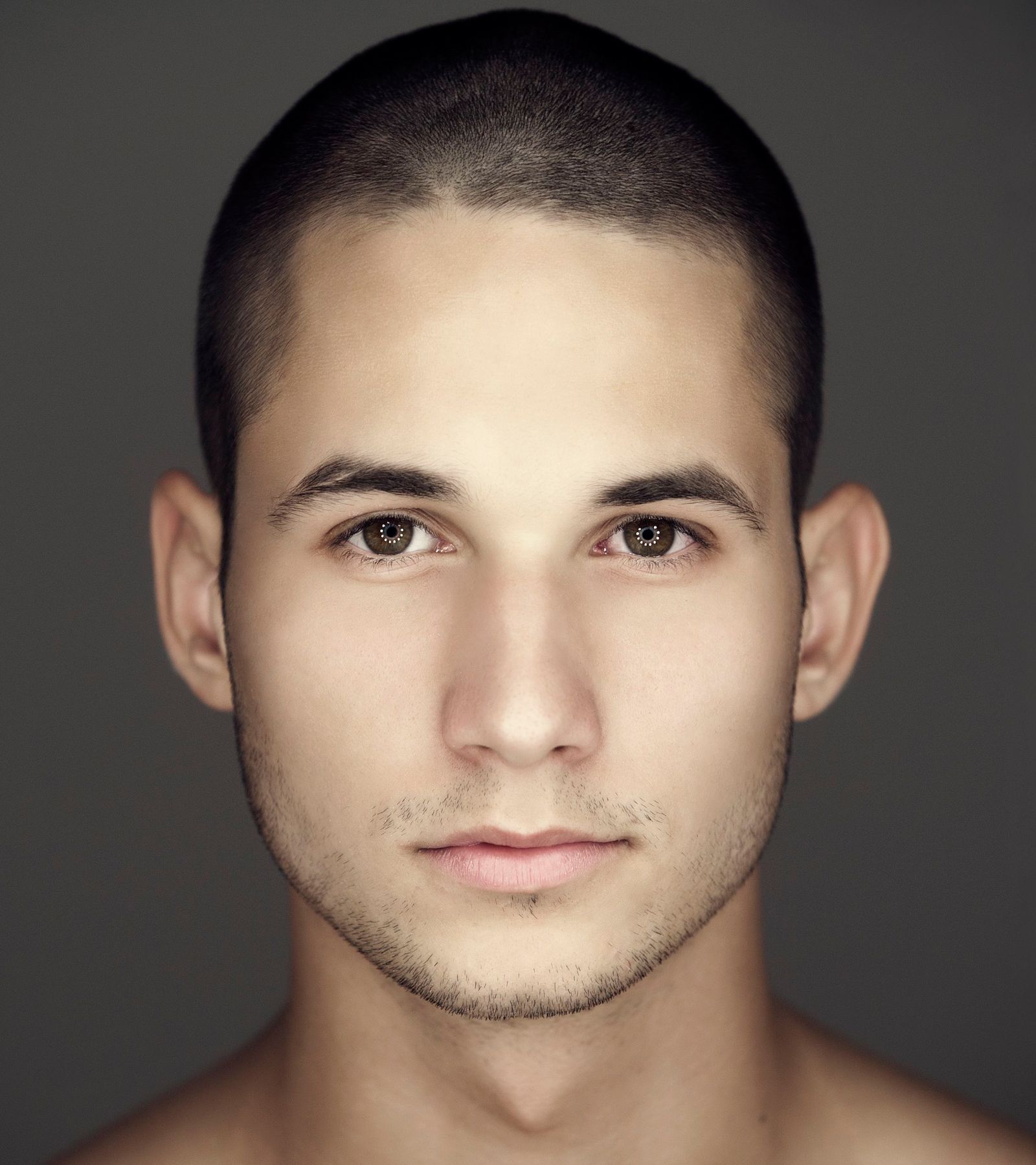 Male patient for aesthetic treatment
