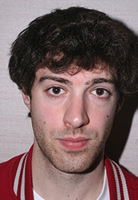 Male patient after reconstructive septorhinoplasty
